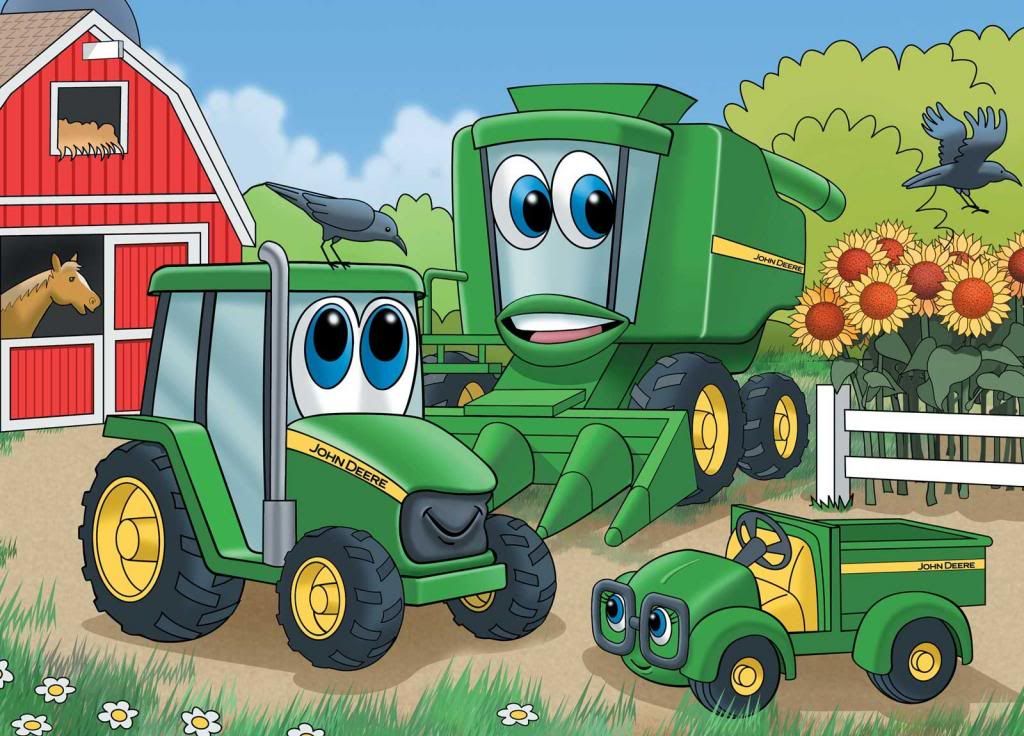 ... about Johnny Deere and Friends John Deere Tractor Puzzle Kids Game