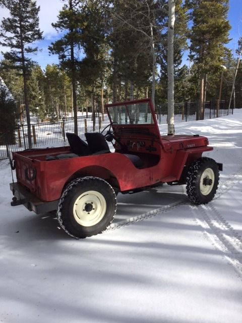 Willys on the driveway February, 2016