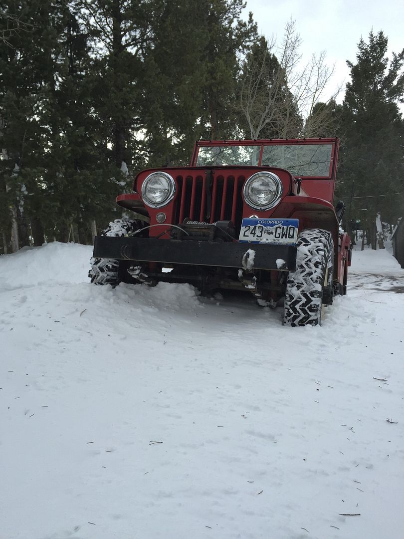 Willys off the driveway