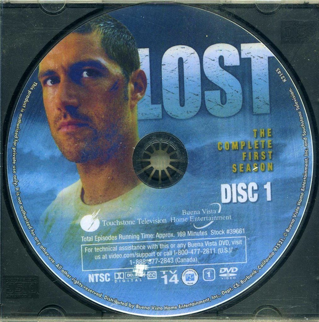 Lost Season 1 Disc 1 Replacement Disc!