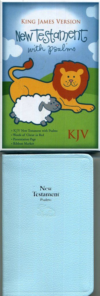 KJV Baby's New Testament, Blue Imitation Leather