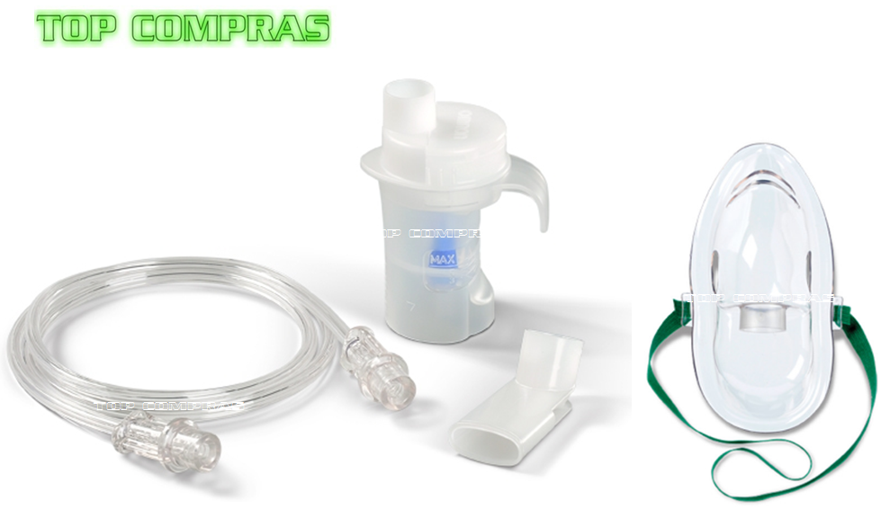 Kit Inalador Nebulizador Omron Nec801 Com Máscara Adulto R 57,90 em