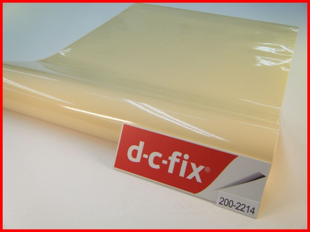 DC FIX Gloss Colour Contact Paper Self Adhesive Sticky Back Vinyl Film