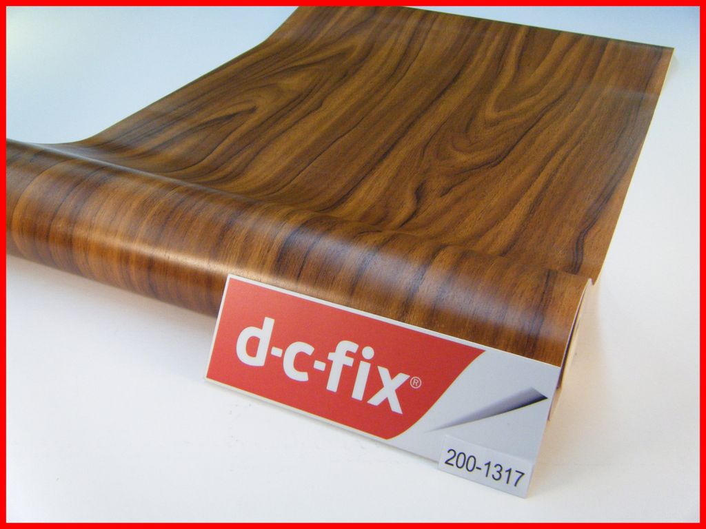 DC FIX Dark Wood Grain Plastic Self Adhesive Vinyl Contact Paper 2M x 45CM eBay