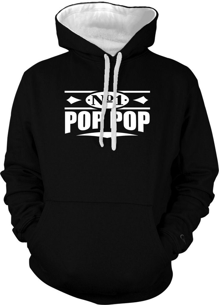 No1 Pop Pop Best Dad Great Father Poppa Papa Daddy 2-tone Hoodie Pullover