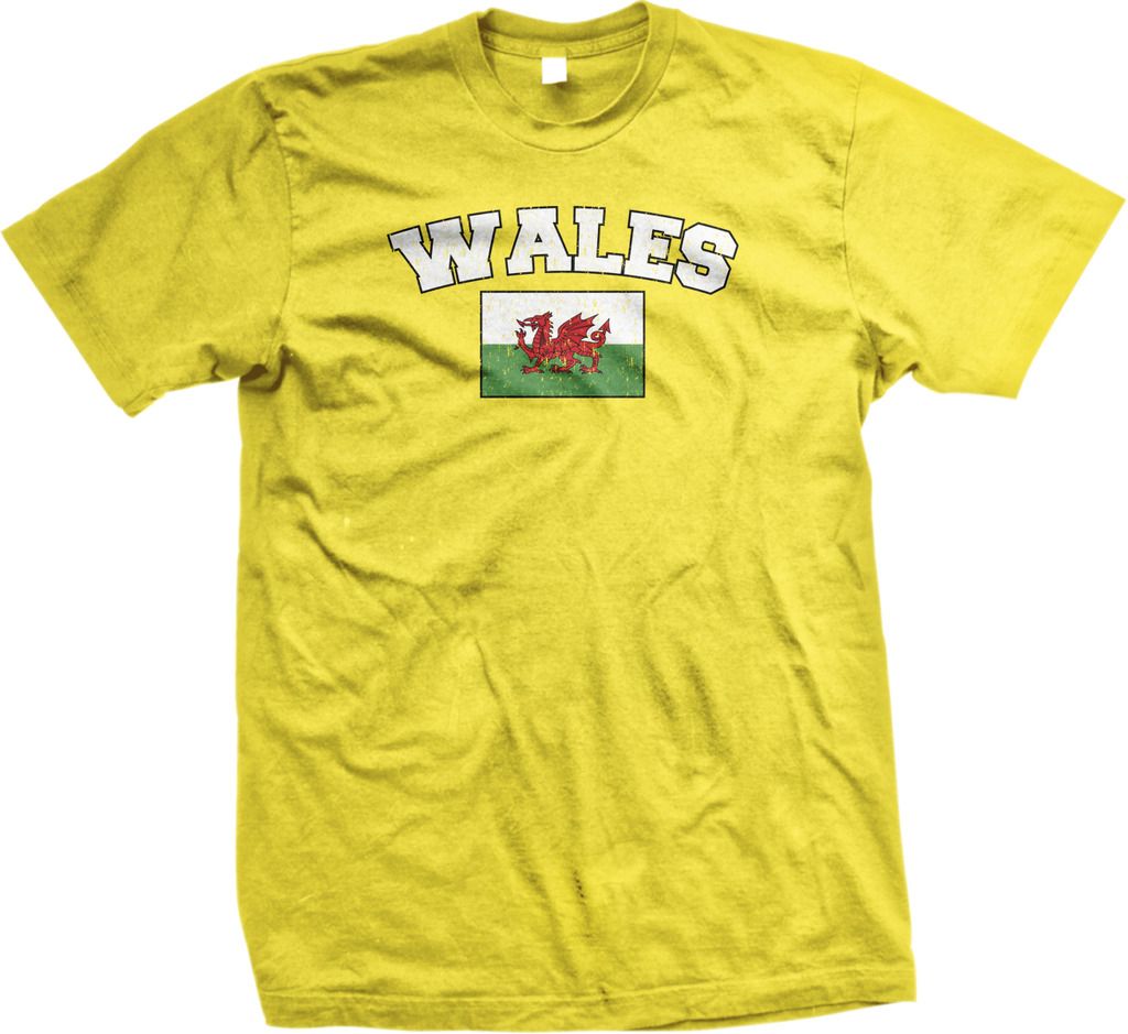 Wales Country Long Live Wales United Kingdom Cardiff Welsh Mens Tshirt