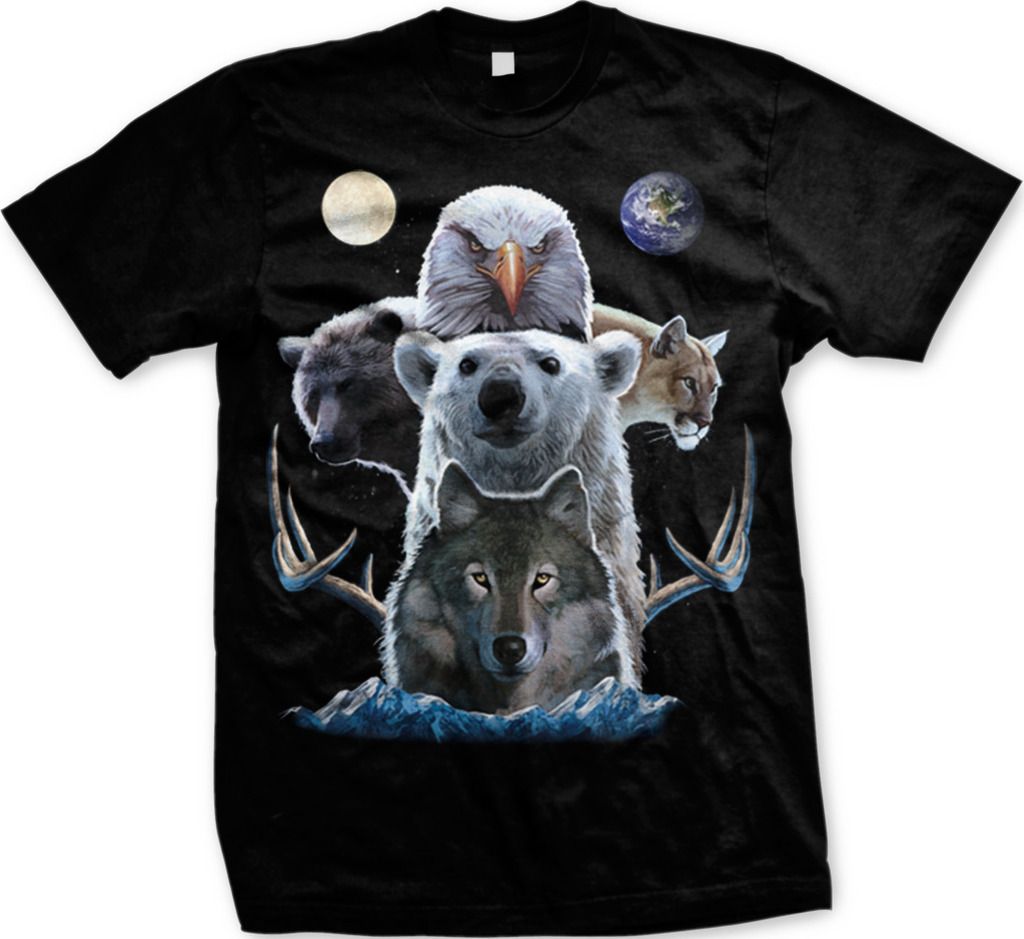 wolf eagle shirt