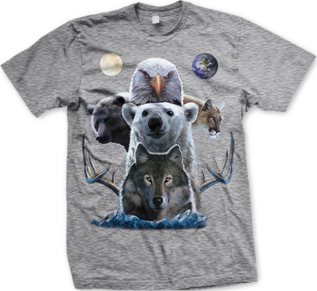 wolf eagle shirt