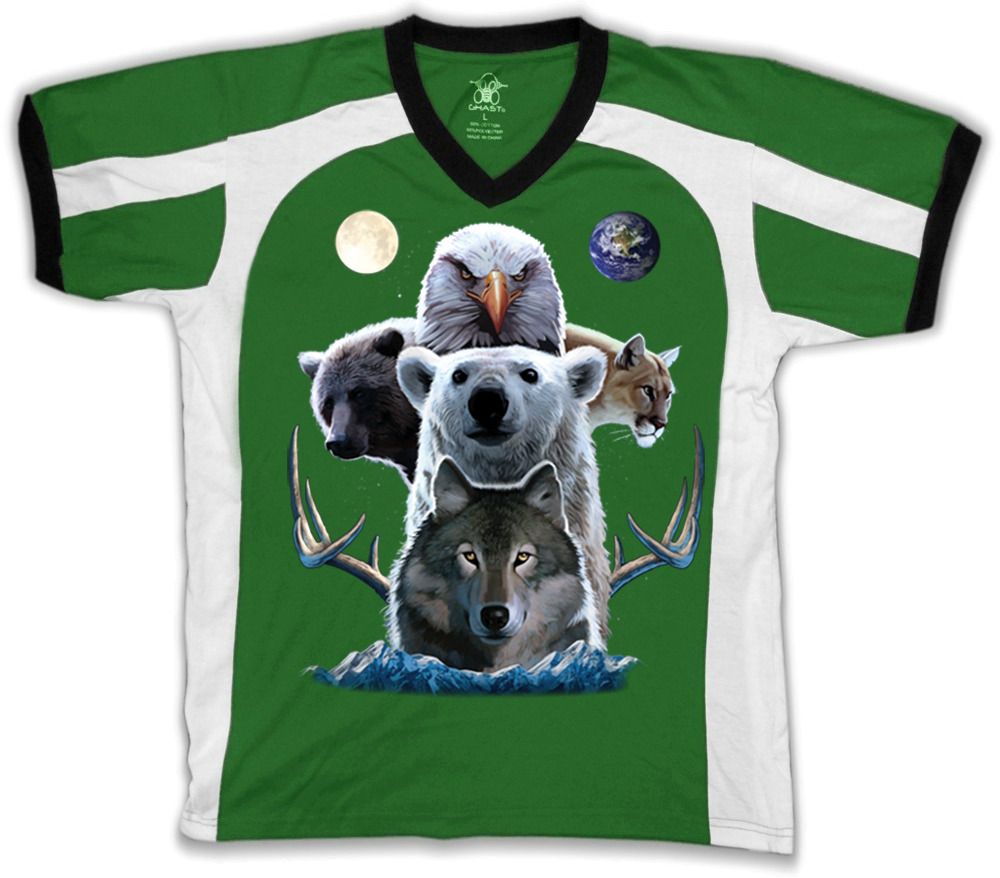 wolf eagle shirt