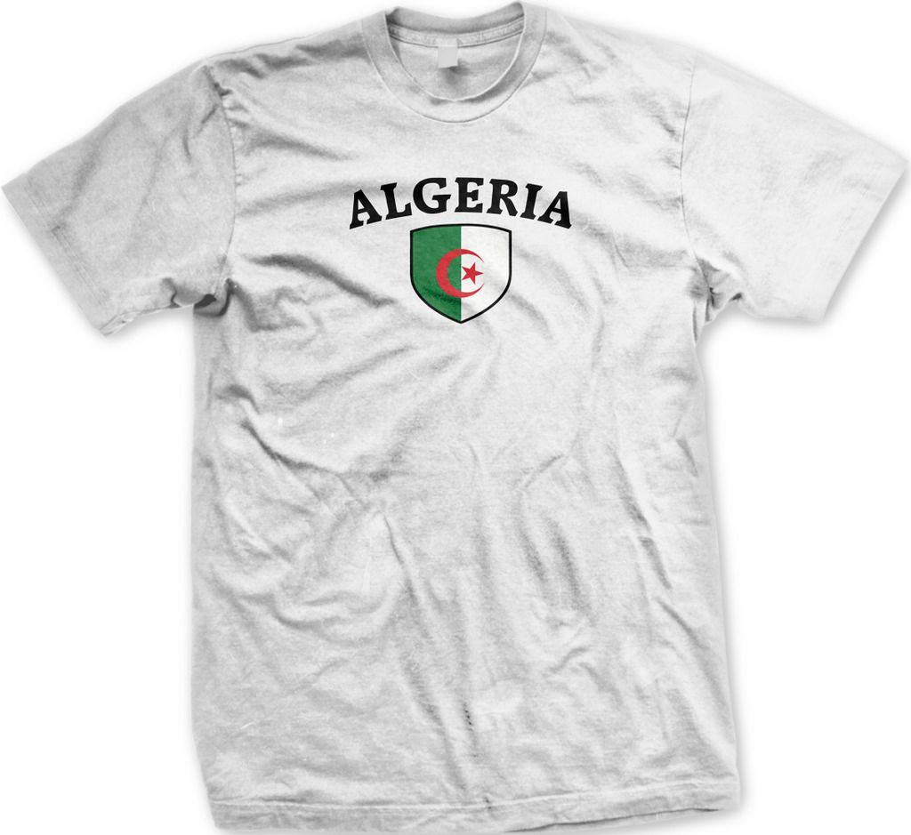 Algeria Flag Crest Africa Algerian National Country Pride Long Sleeve Thermal 