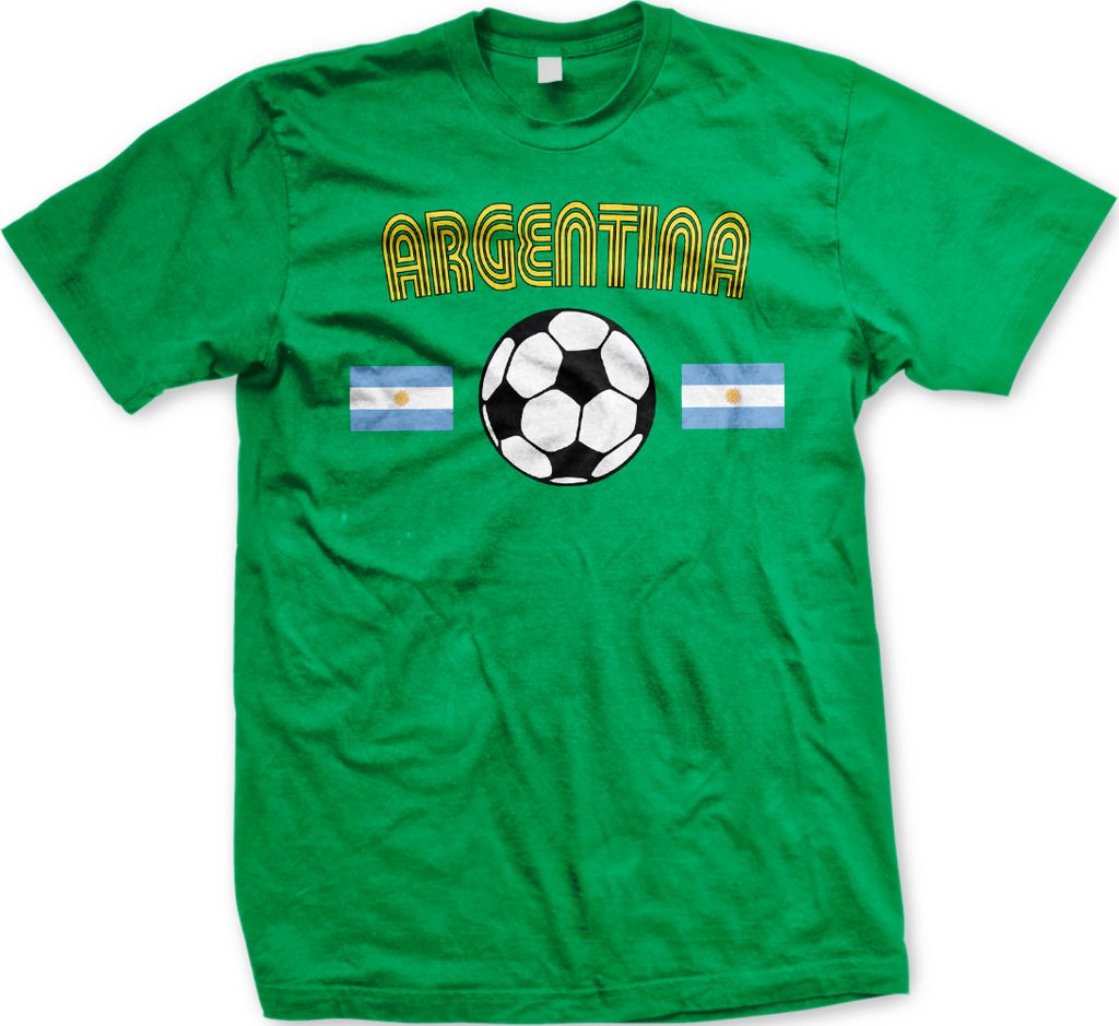 Argentina Country Flag Soccer Football Futbol Messi La Seleccion Juniors T-shirt 
