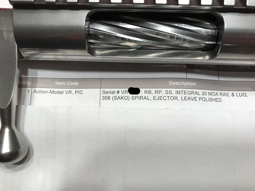 SOLD/EXPIRED - BAT VR Short Action Integrated Rail, NEW | Long Range