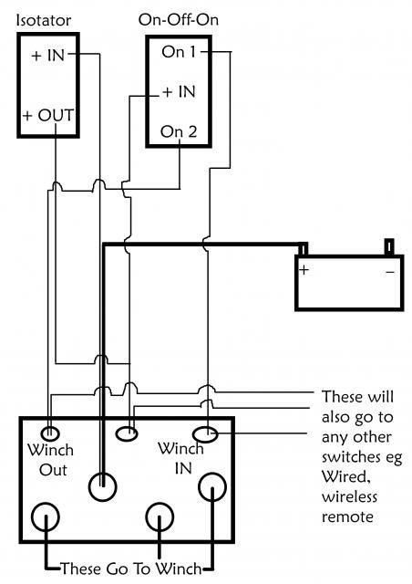 NewHilux.net • View topic - Winch install and switching.